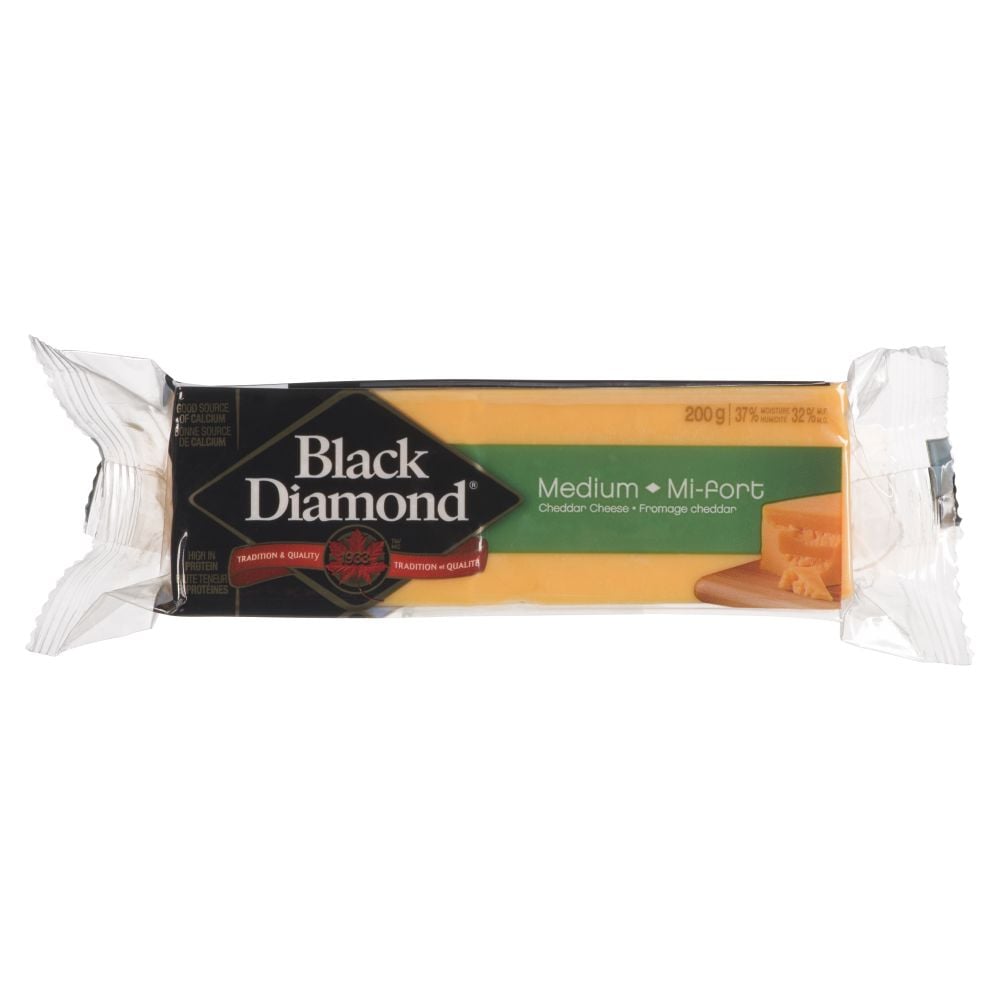 Black Diamond Medium Coloured Cheddar 200g