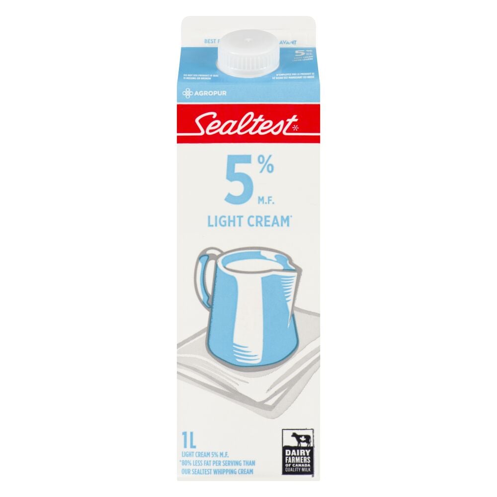 Sealtest Light Cream 5% M.F. 1L