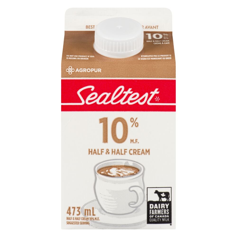 Sealtest Half & Half Cream 10% M.F. 473ml