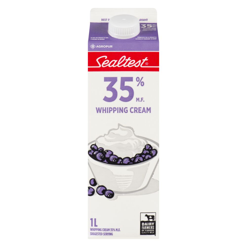 Sealtest Whipping Cream 35% M.F. 1L