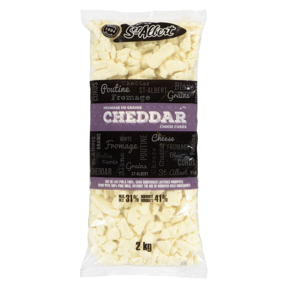 St-Albert Fresh White Cheddar Curds 2kg