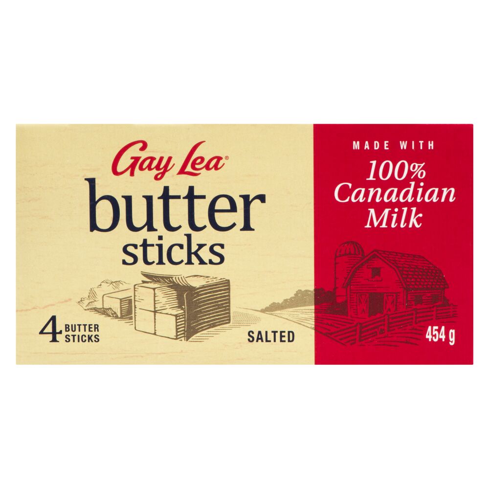Gay Lea Salted Butter Sticks 454g