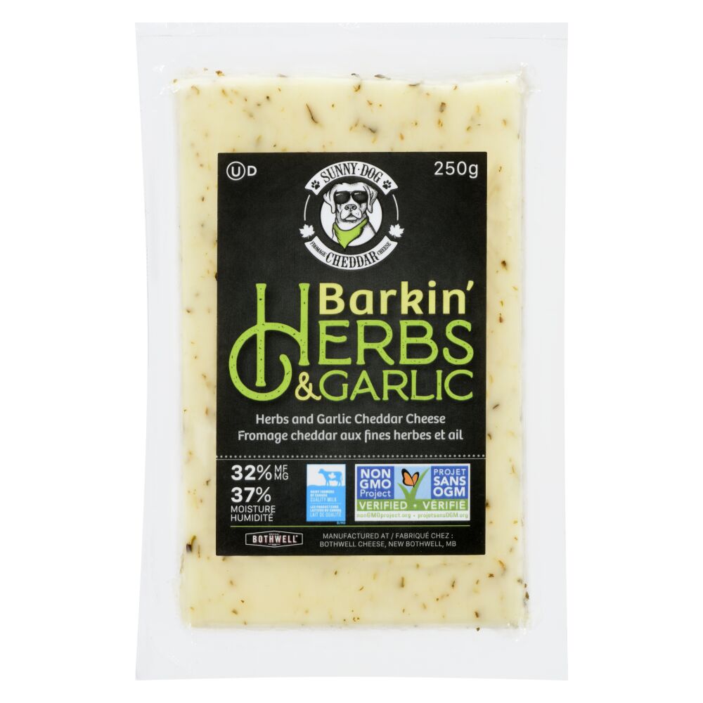 Sunny Dog Barkin' Herbs & Garlic Cheddar 250g