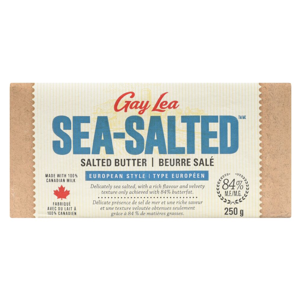 Gay Lea Sea-Salted European Style Butter 250g