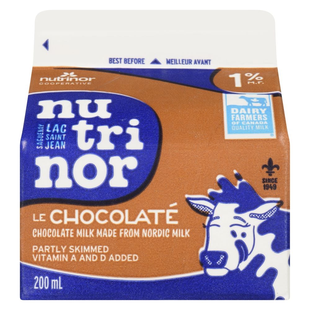 Nutrinor Le Chocolaté Nordic Partly Skimmed Chocolate Milk 1% M.F. 200ml