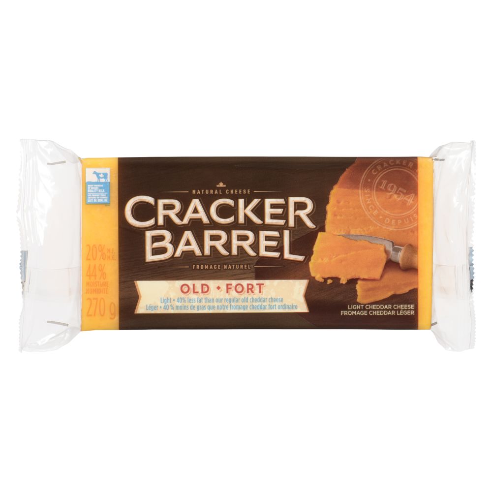 Cracker Barrel Light Old Coloured Cheddar 270g