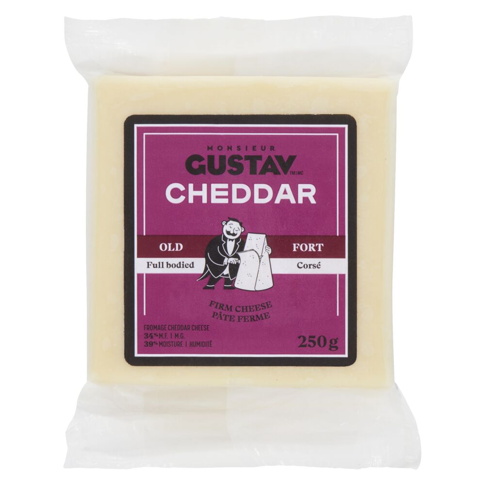 Monsieur Gustav Old White Cheddar 250g