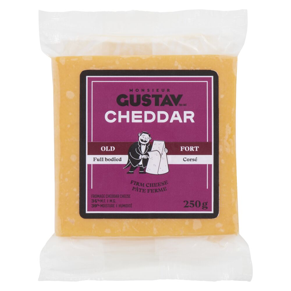 Monsieur Gustav Old Coloured Cheddar 250g