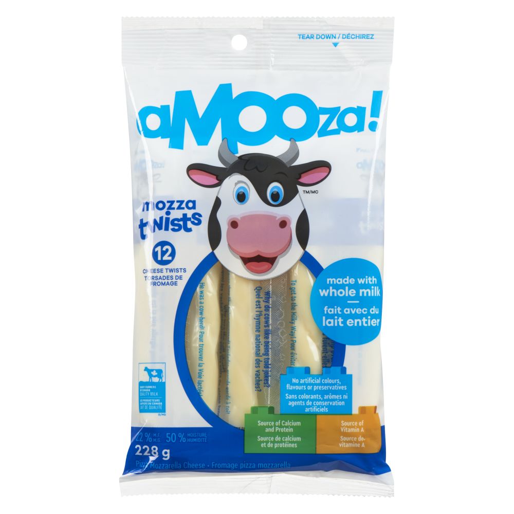 aMOOza! Mozza Twists 228g