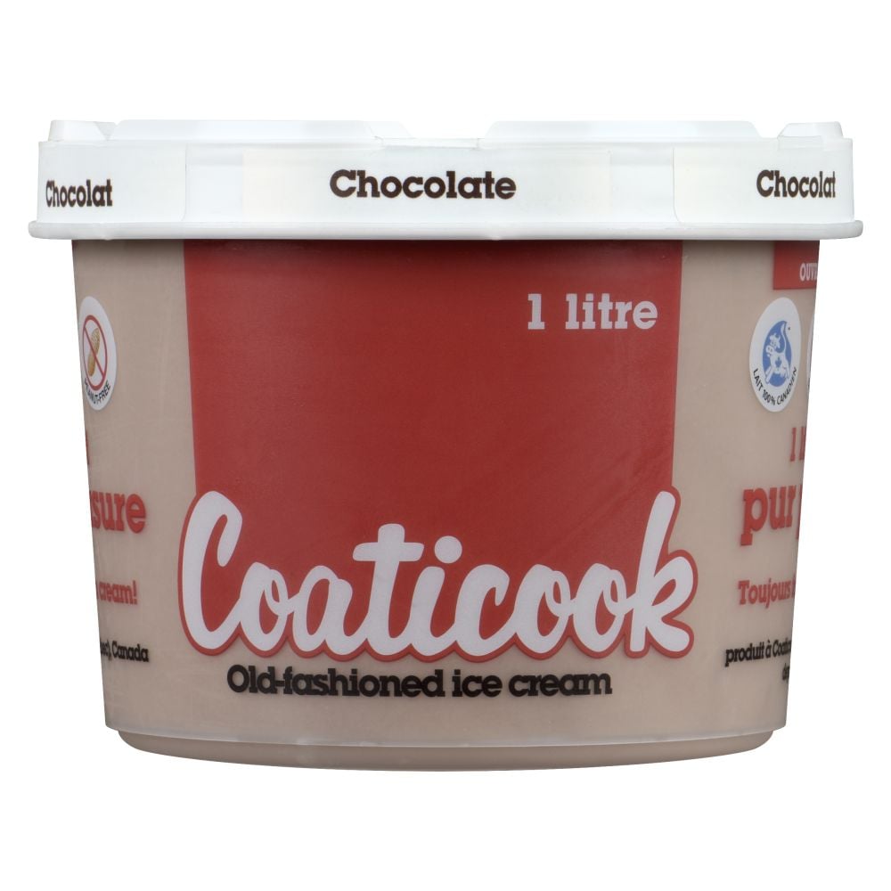 Coaticook Chocolate Old-Fashioned Ice Cream 1L