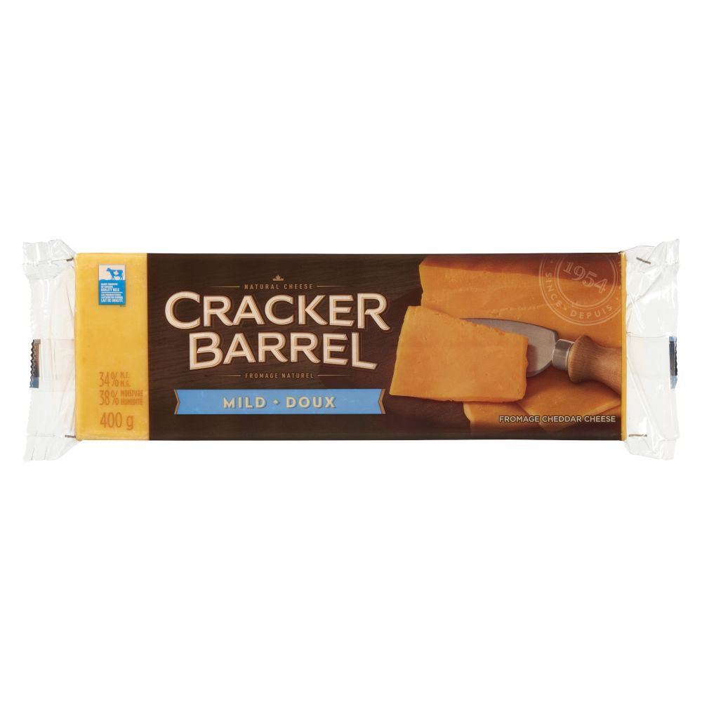 Cracker Barrel Mild Coloured Cheddar 400g