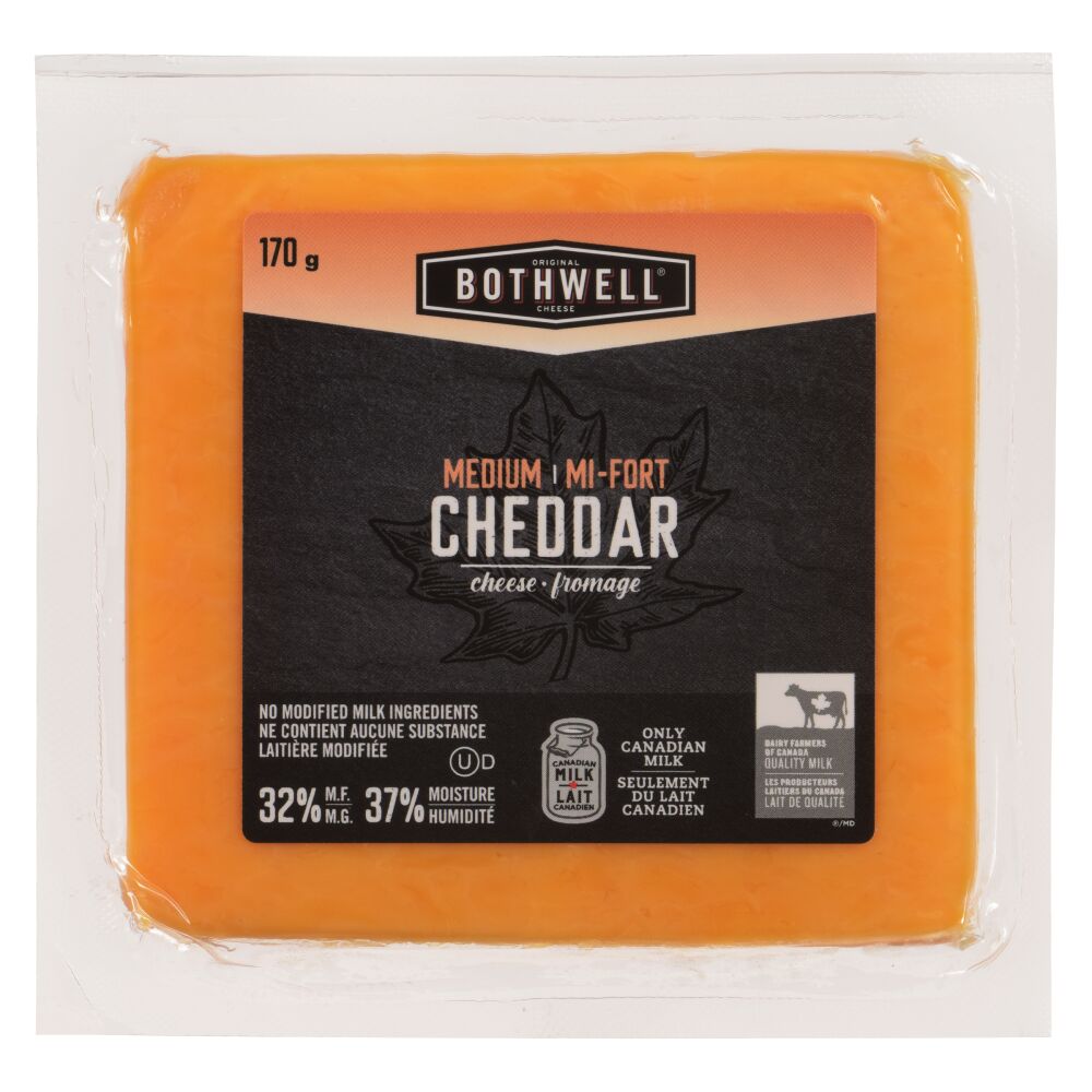 Bothwell Cheese Medium Coloured Cheddar 170g