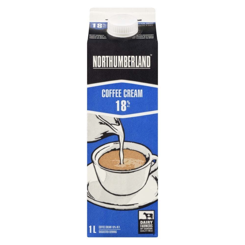 Northumberland Coffee Cream 18% M.F. 1L