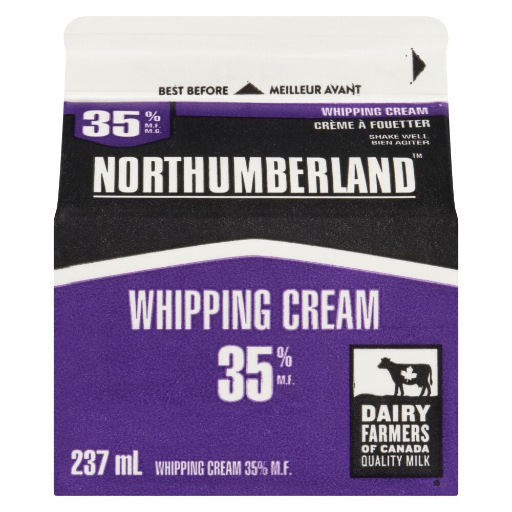 Northumberland Whipping Cream 35% M.F. 237ml