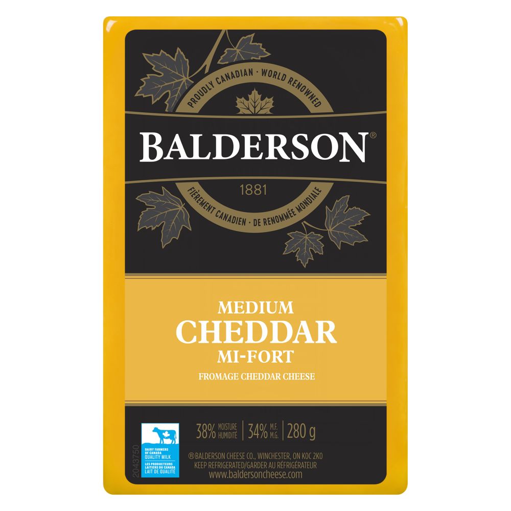 Balderson Medium Coloured Cheddar 280g