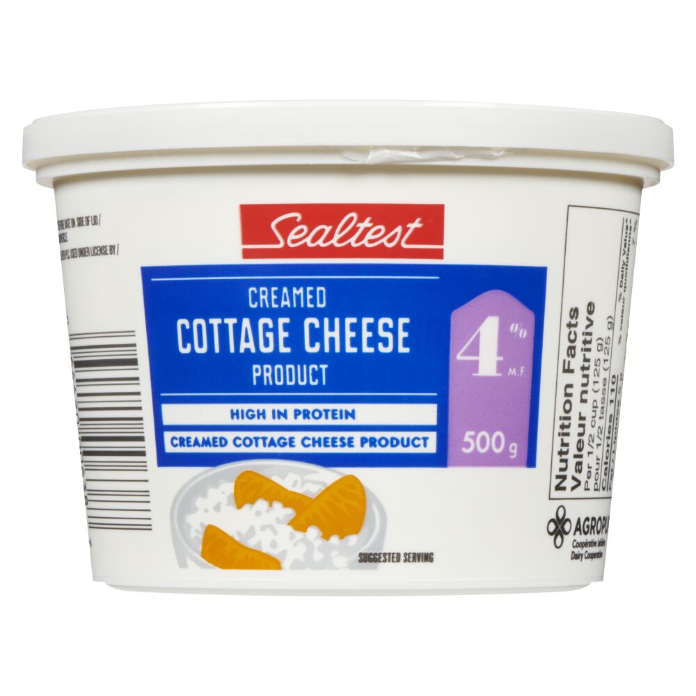 Sealtest Creamed Cottage Cheese 4% M.F. 500g