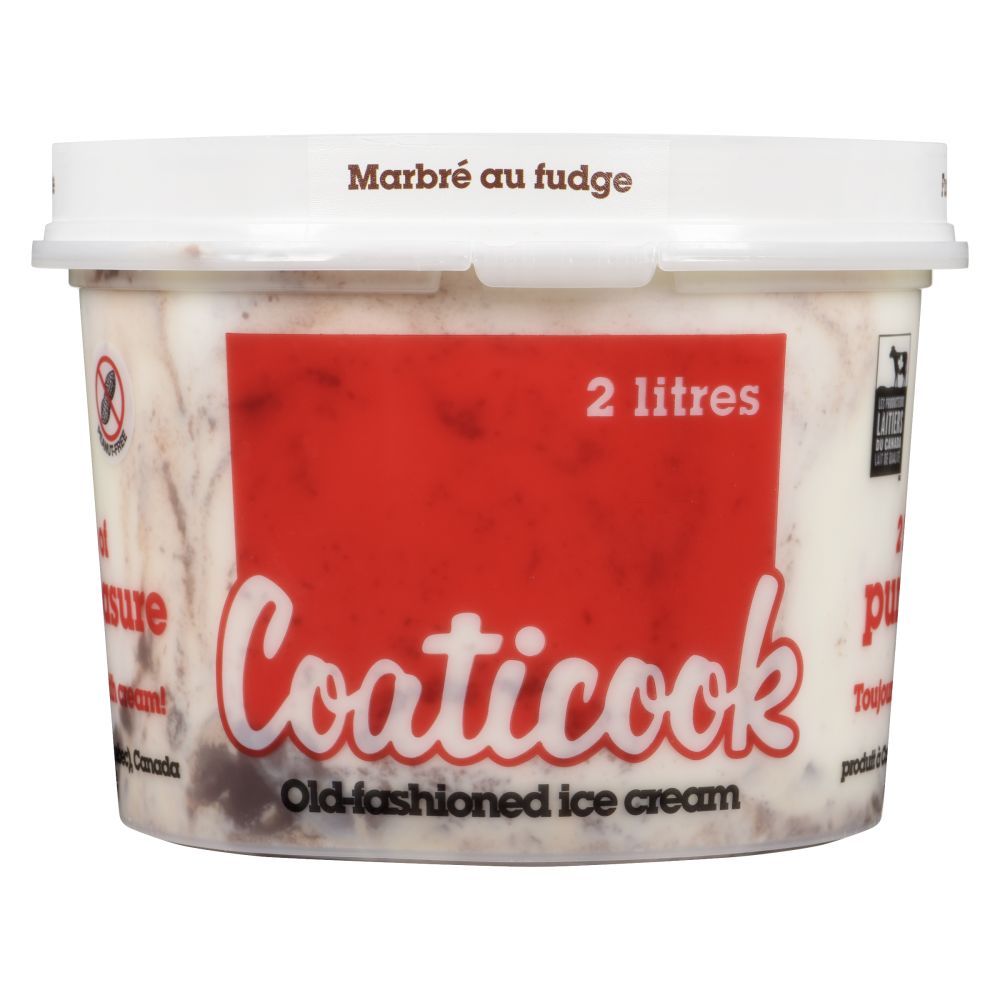 Coaticook Fudge Ripple Old-Fashioned Ice Cream 2L