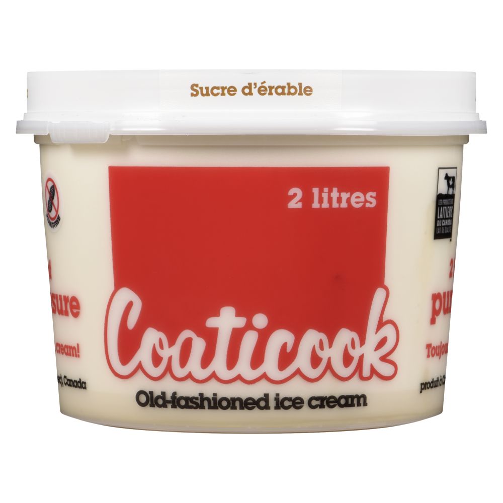 Coaticook Maple Sugar Old-Fashioned Ice Cream 2L