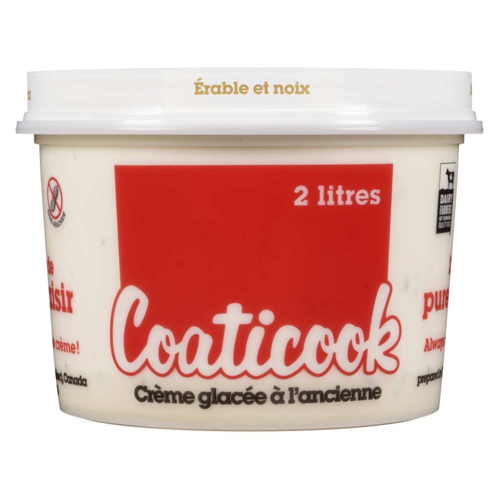 Coaticook Maple Walnut Old-Fashioned Ice Cream 2L
