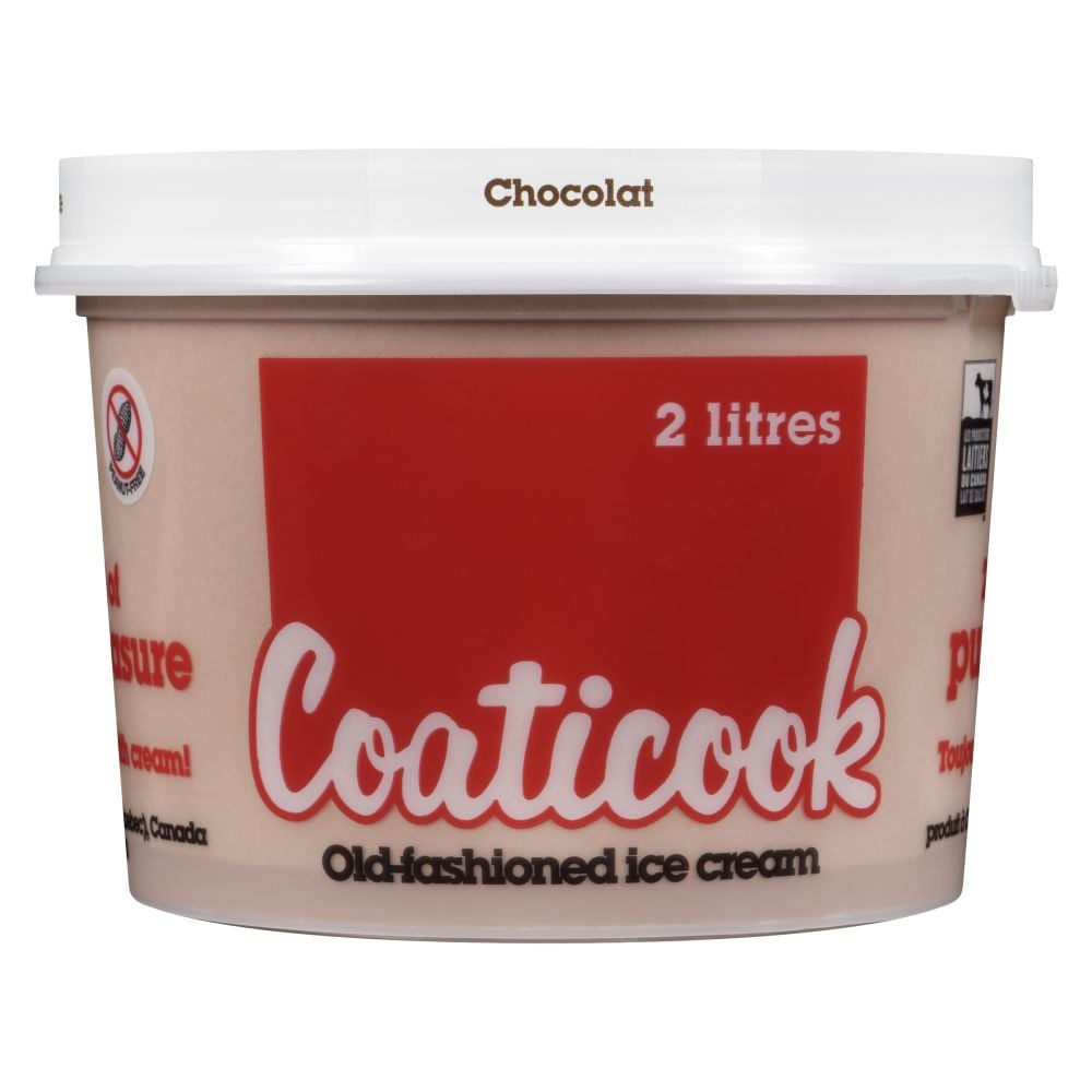 Coaticook Chocolate Old-Fashioned Ice Cream 2L