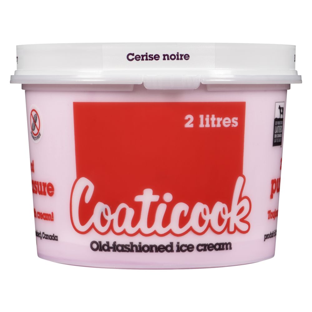Coaticook Black Cherry Old-Fashioned Ice Cream 2L