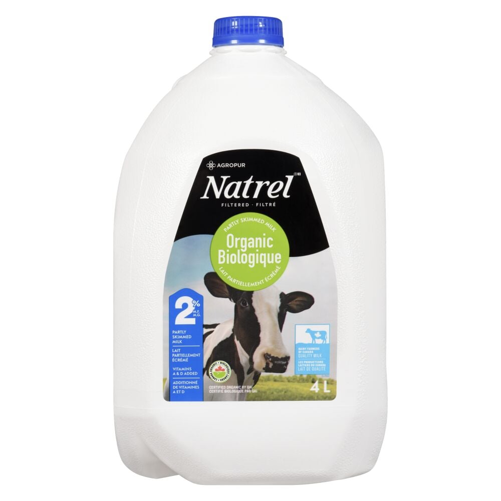 Natrel Organic Partly Skimmed Milk 2% M.F. 4L