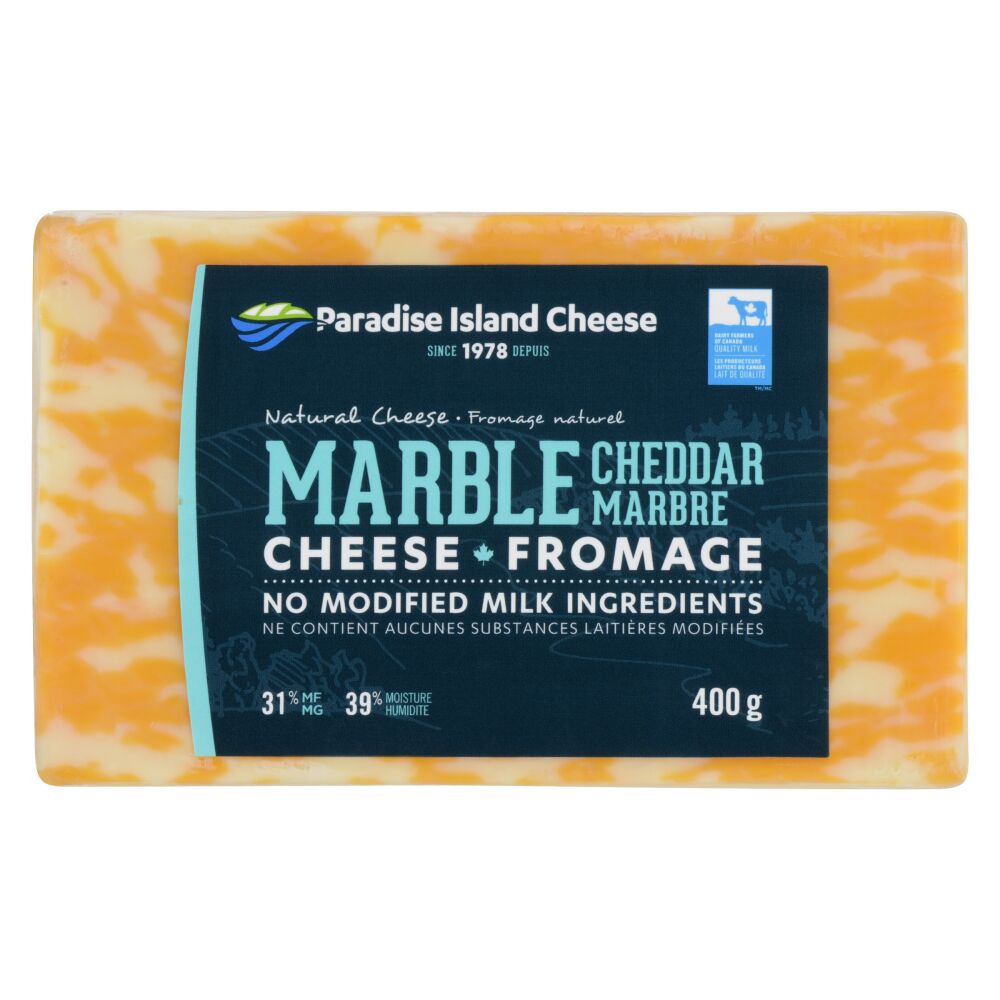 Paradise Island Cheese Marble Cheddar 400g