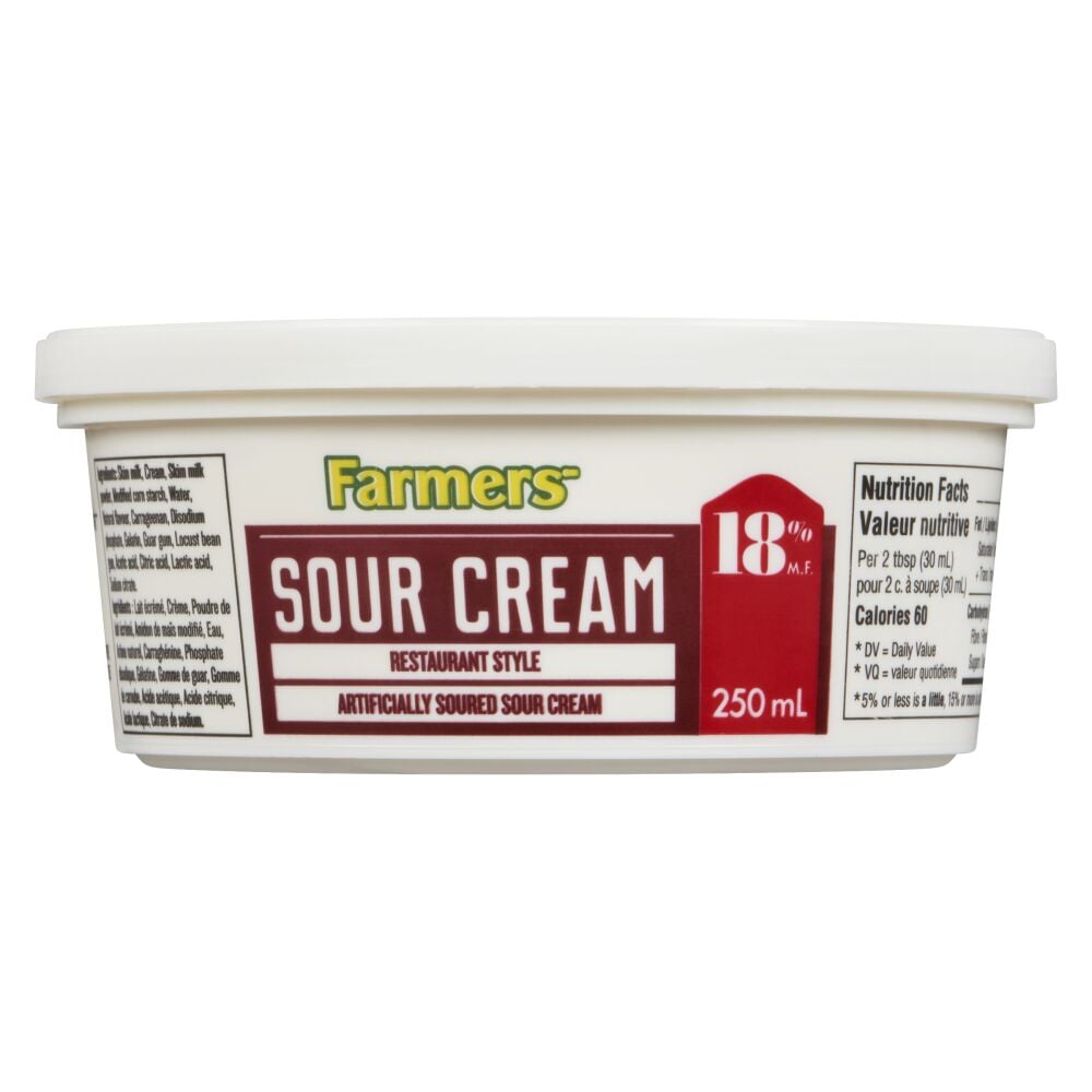 Farmers Sour Cream 18% M.G. 250ml