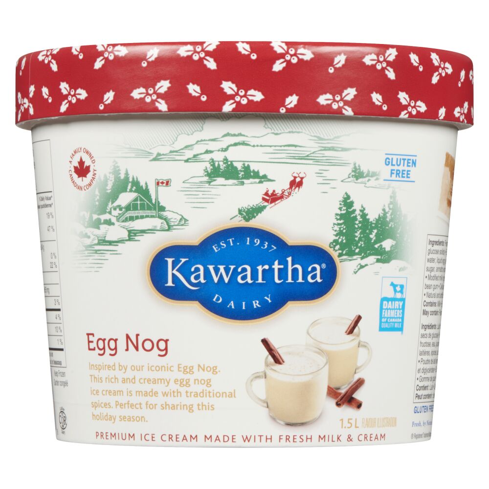 Kawartha Dairy Egg Nog Ice Cream (Seasonal) 1.5L