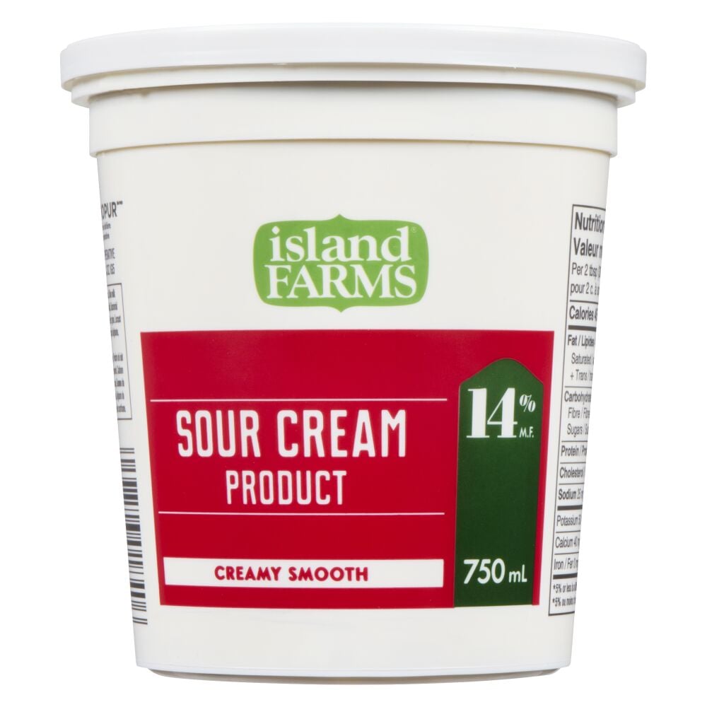 Island Farms Sour Cream 14% M.F. 750ml