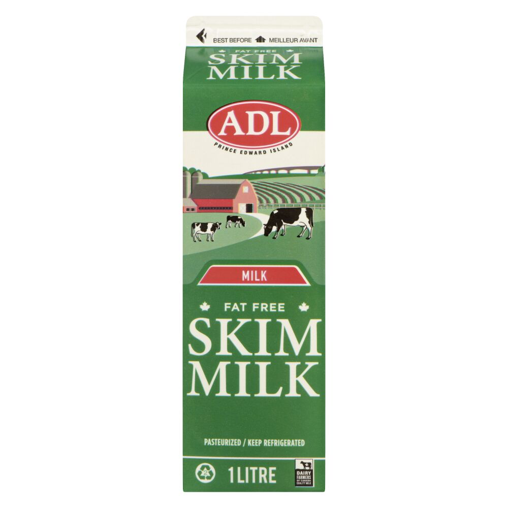 ADL Skim Milk 0% M.F. 1L