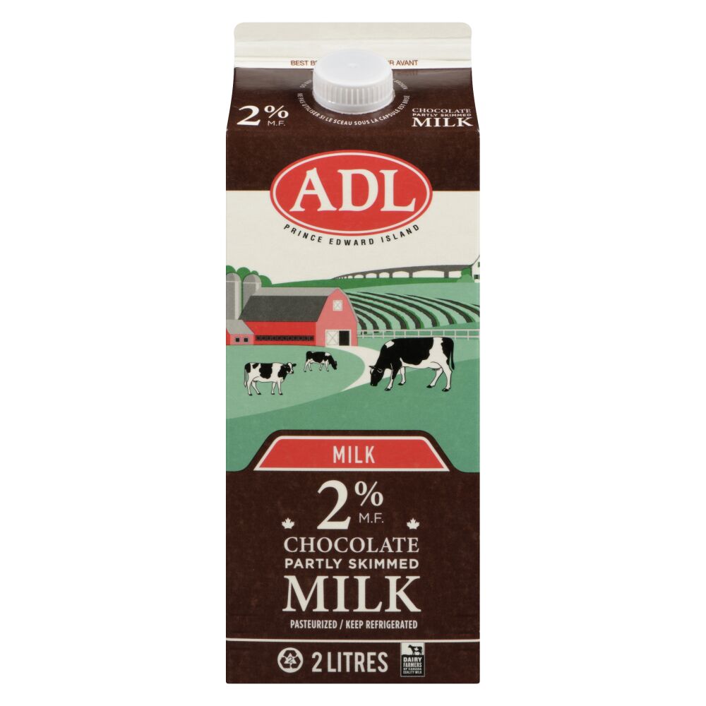 ADL Partly Skimmed Chocolate Milk 2% M.F. 2L