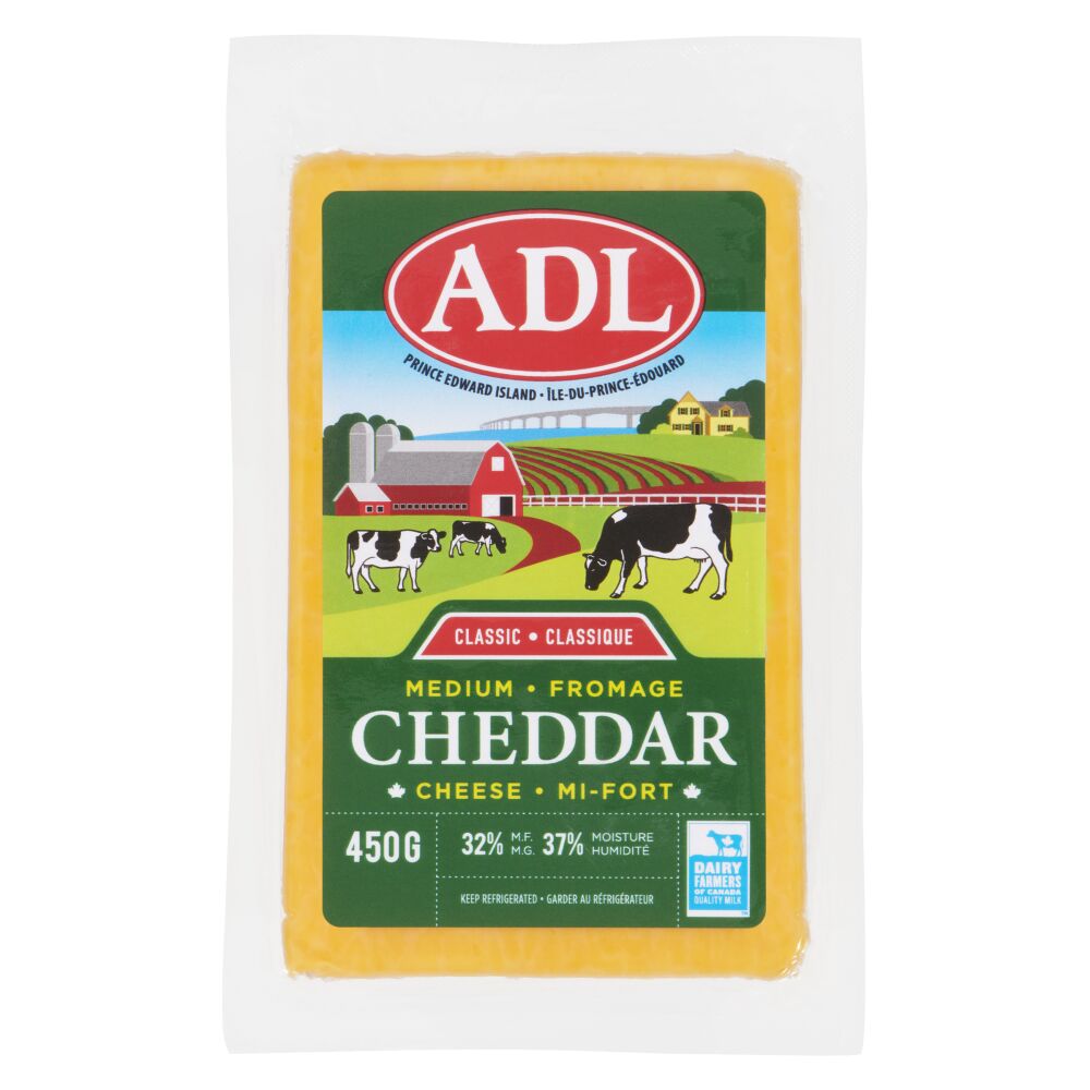 ADL Classic Medium Coloured Cheddar 450g