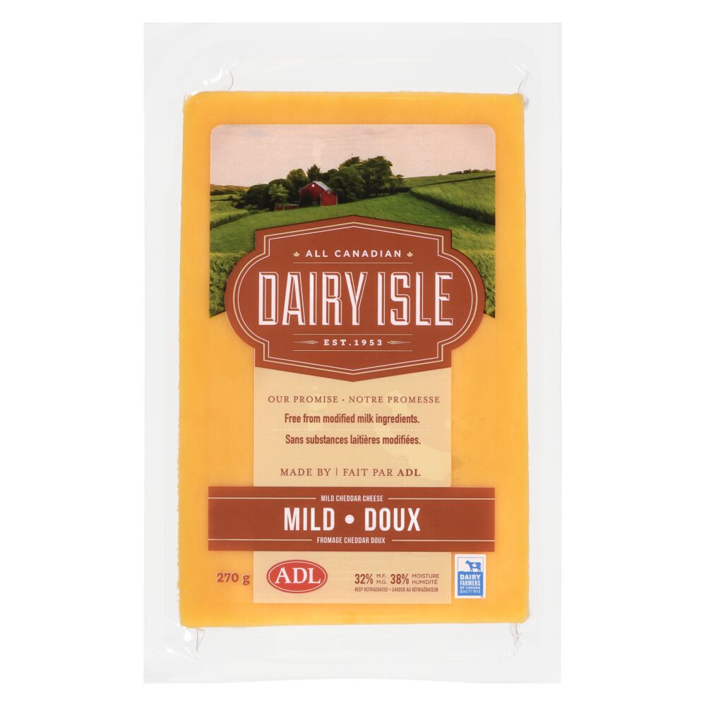 Dairy Isle Mild Coloured Cheddar 270g