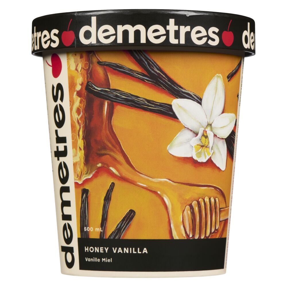 Demetres Honey Vanilla Ice Cream 500ml