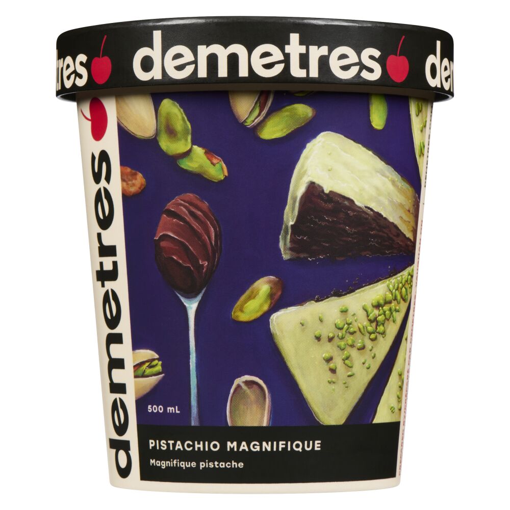 Demetres Pistachio Magnifique Ice Cream 500ml