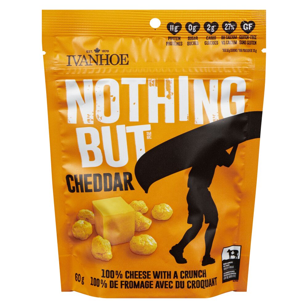 Ivanhoe Nothing But Cheddar 60g