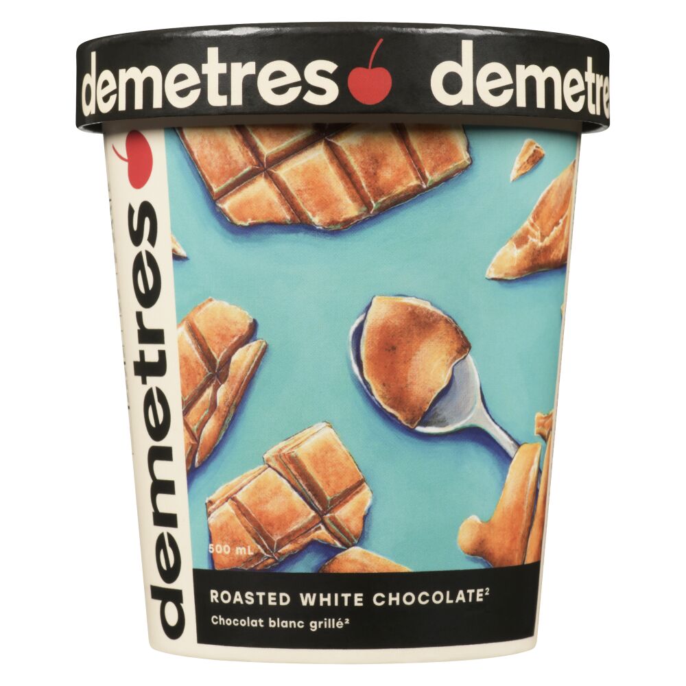 Demetres Roasted White Chocolate Ice Cream 500ml