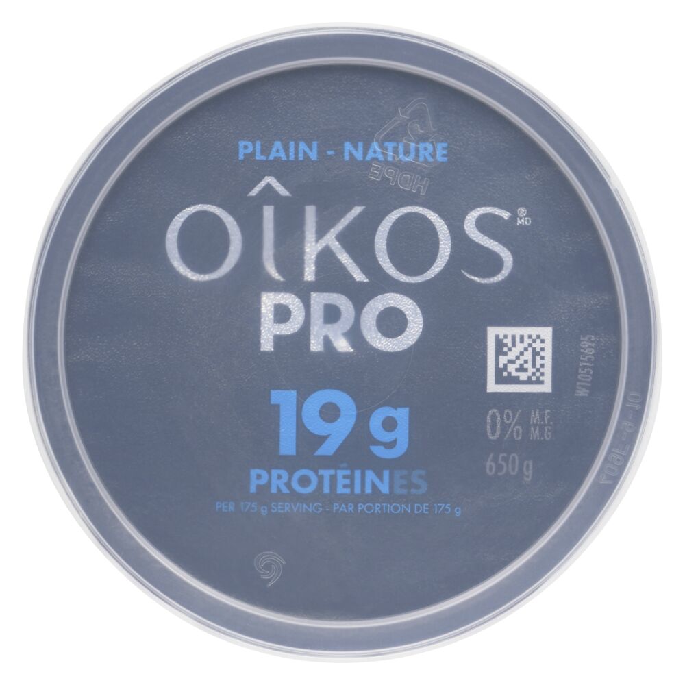 Oîkos Pro Plain Greek Yogurt 0% M.F. 650g