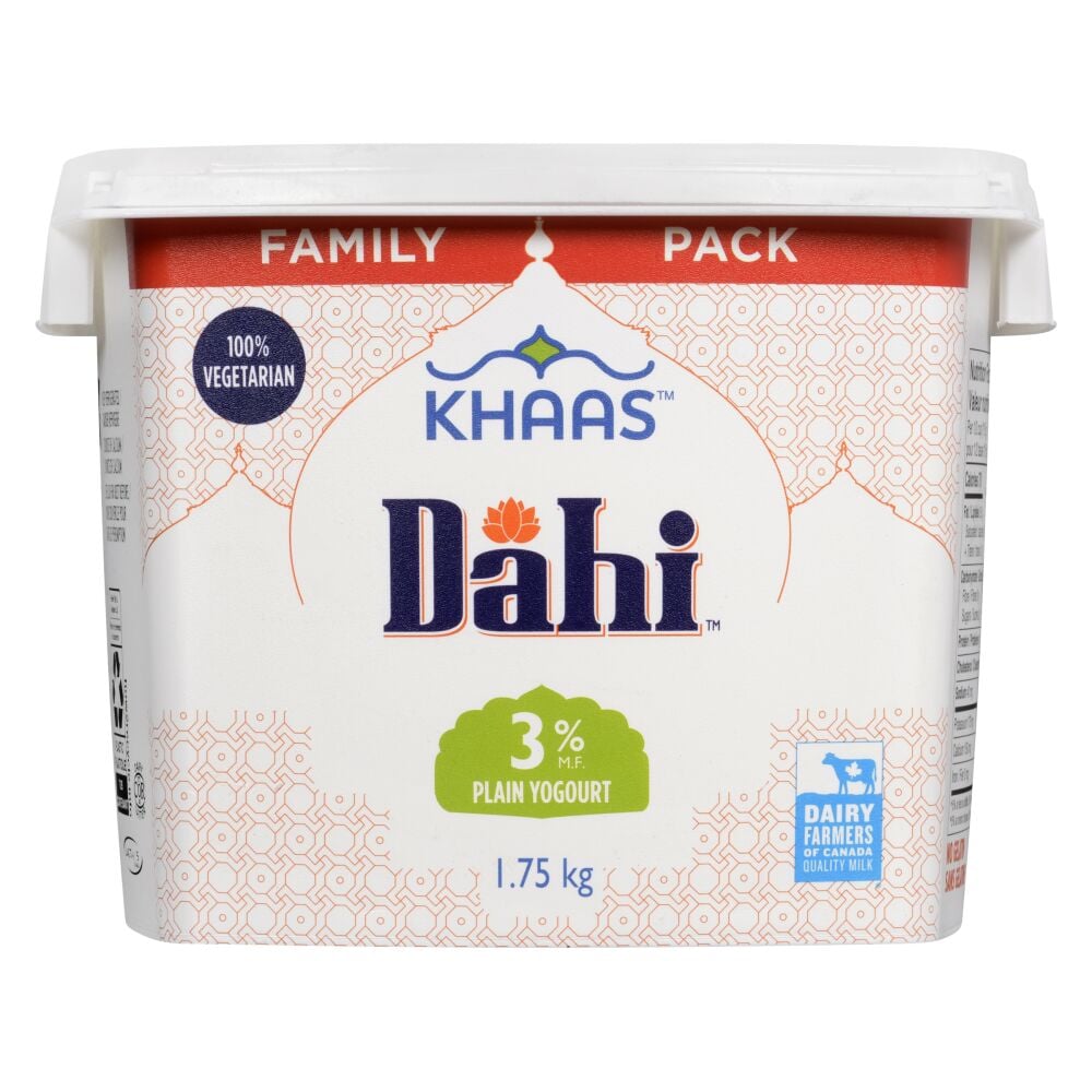 Khaas Dahi Dahi Yogurt Plain 3% M.F. 1.75kg