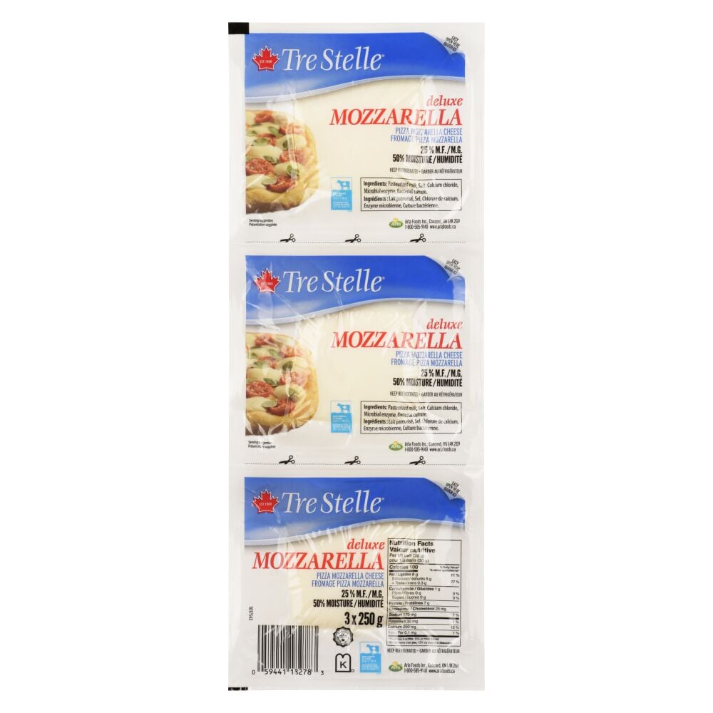 Tre Stelle Deluxe Mozzarella 3x250g