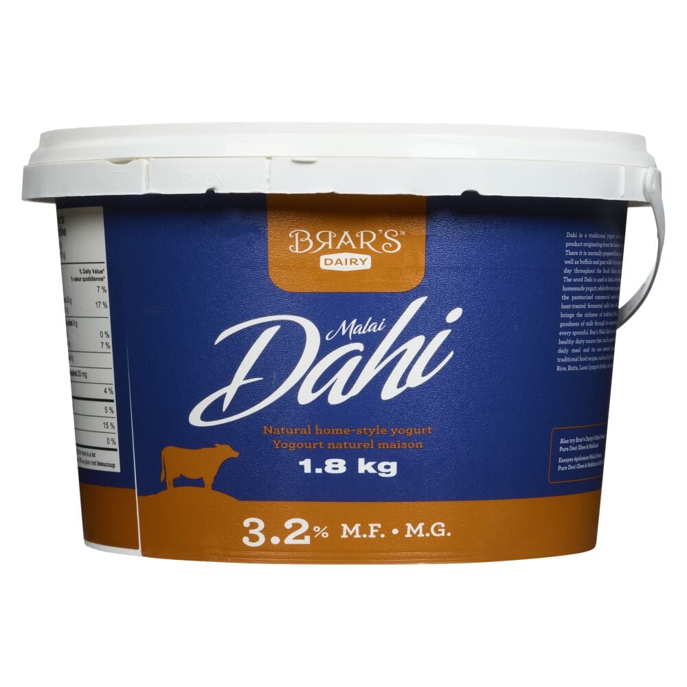 Brar's Malai Dahi 3.2% M.F. 1.8kg