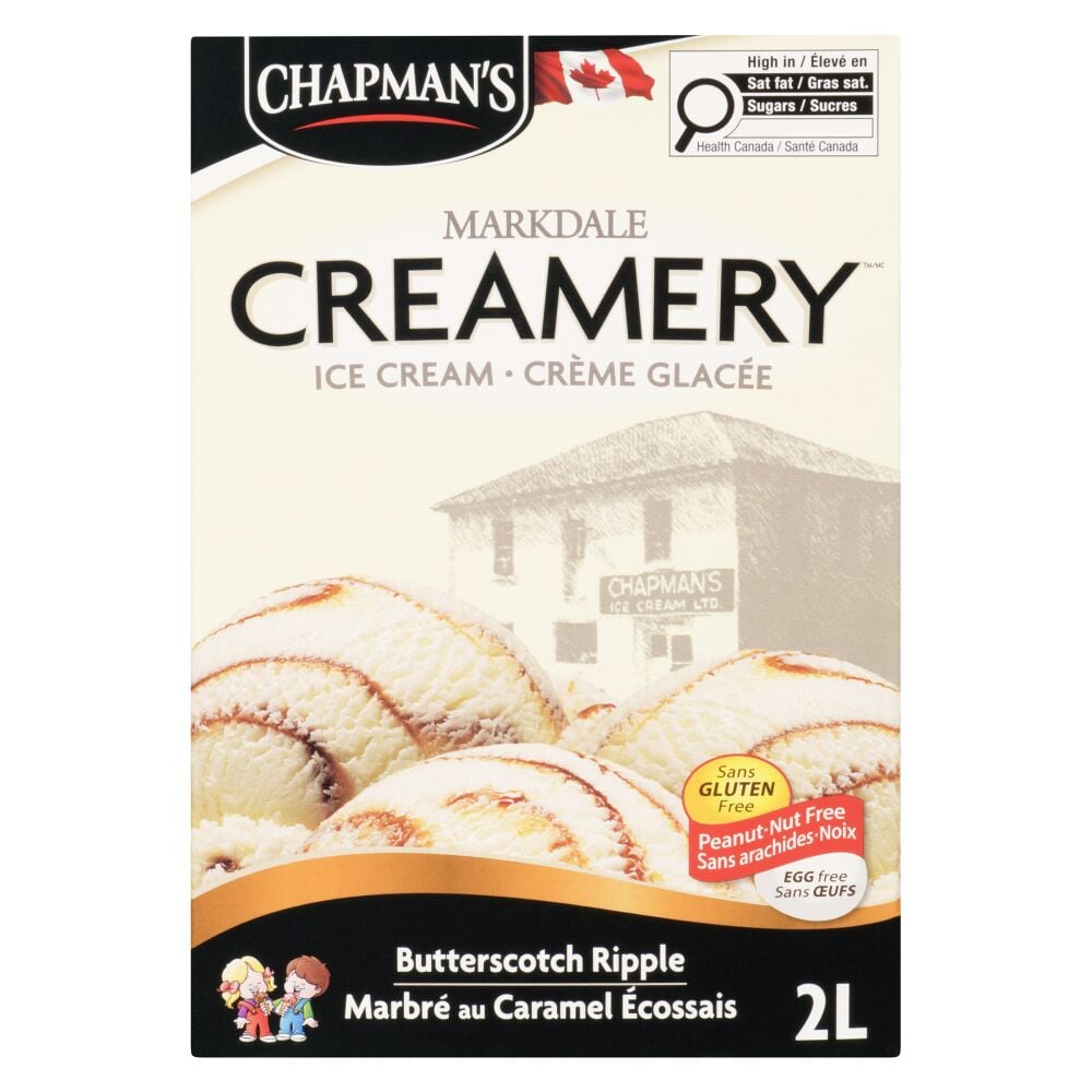 Chapman's Markdale Creamery Butterscotch Ripple Ice Cream 2L