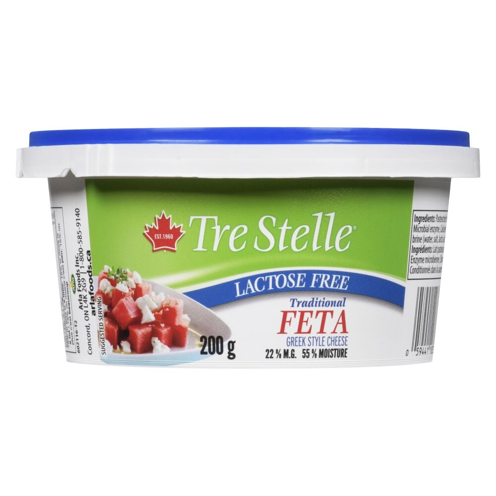 Tre Stelle Lactose Free Traditional Feta 200g