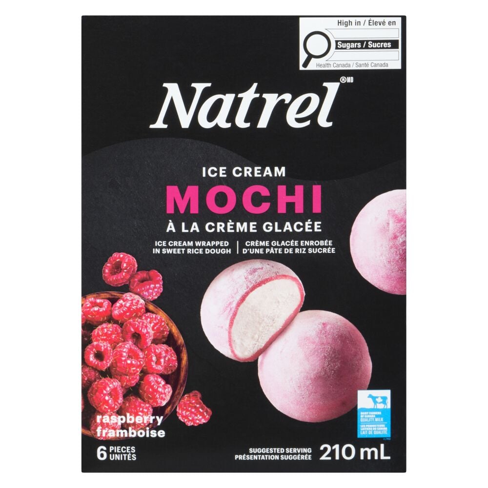 Natrel Gourmet Raspberry Mochi Ice Cream 6x35ml