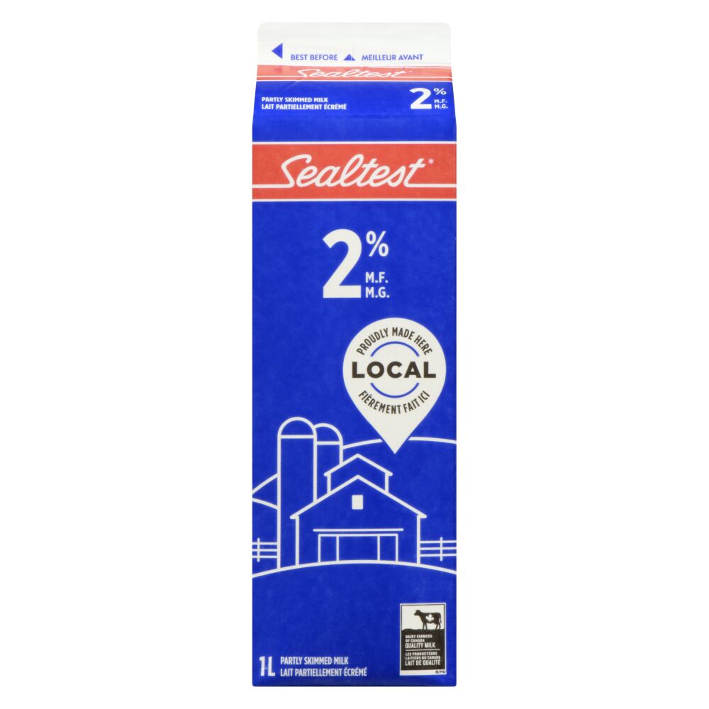 Sealtest Partly Skimmed Milk 2% M.F. 1L