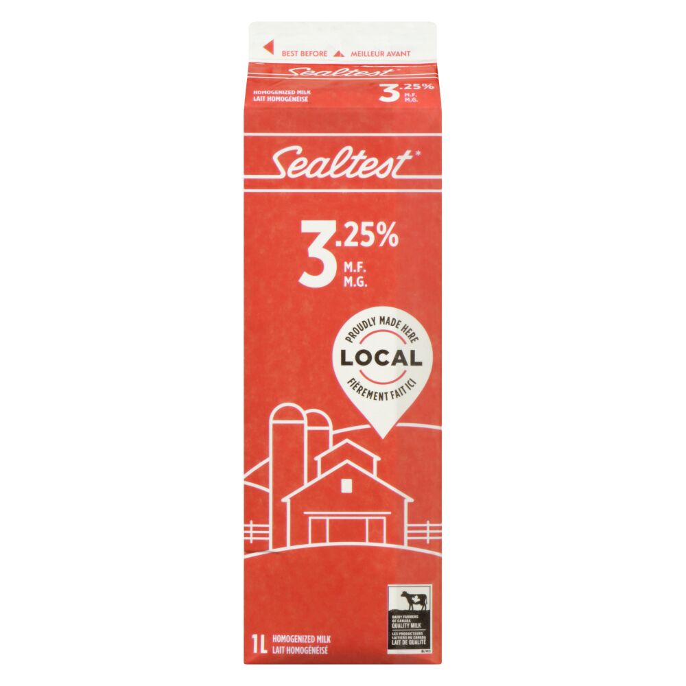 Sealtest Homogenized Milk 3.25% M.F. 1L