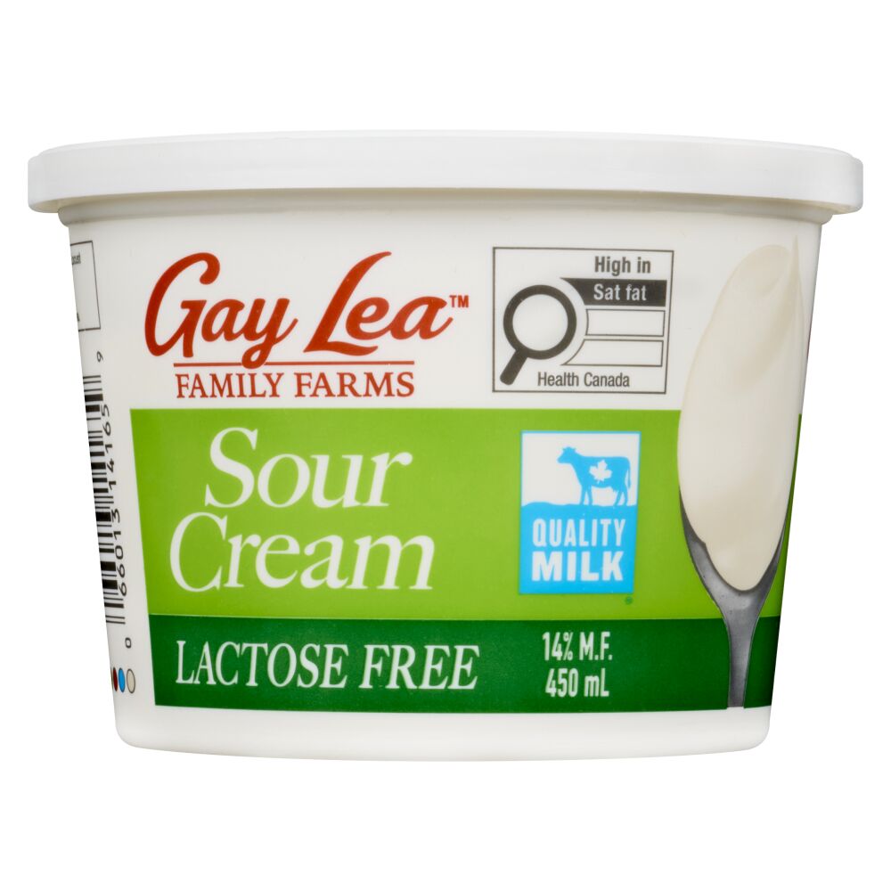 Gay Lea Lactose Free Sour Cream 14% M.F. 450ml