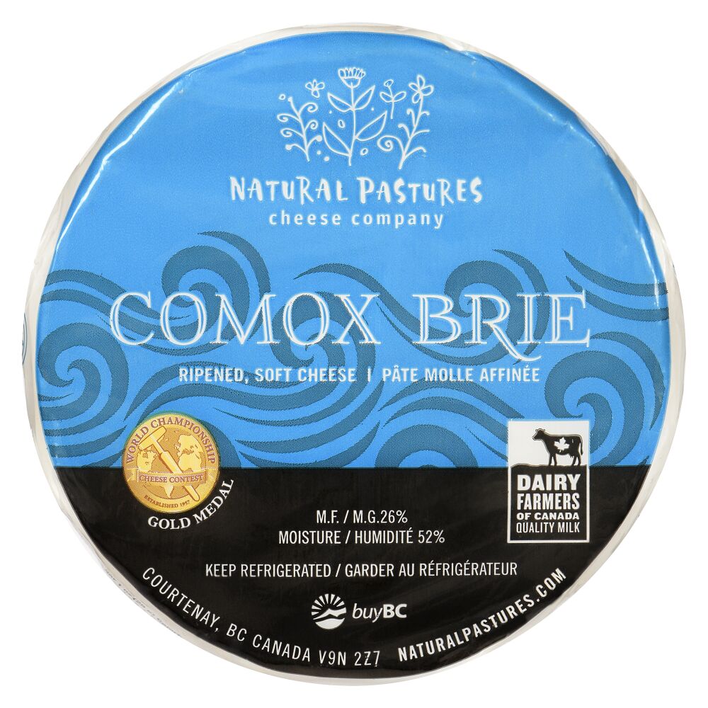 Natural Pastures Cheese Company Comox Brie RW / PV