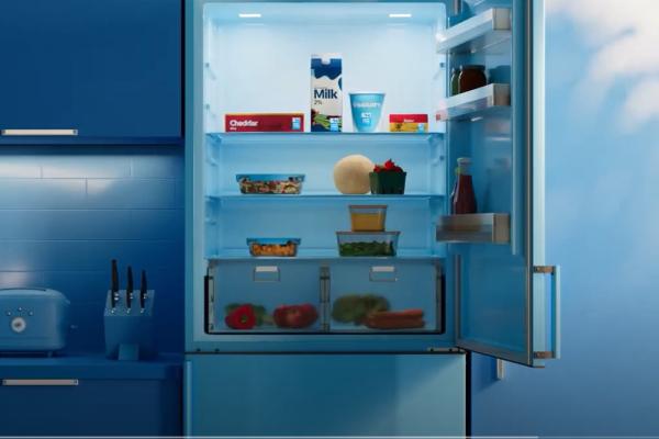 Behind the Blue Cow Logo